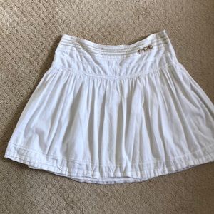 Roxy white cotton skirt